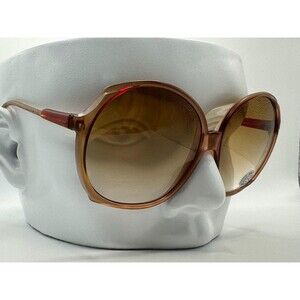 New 1970s Vintage Oversize Sunglasses | NOS | Large Round Style Brown Fade Lens